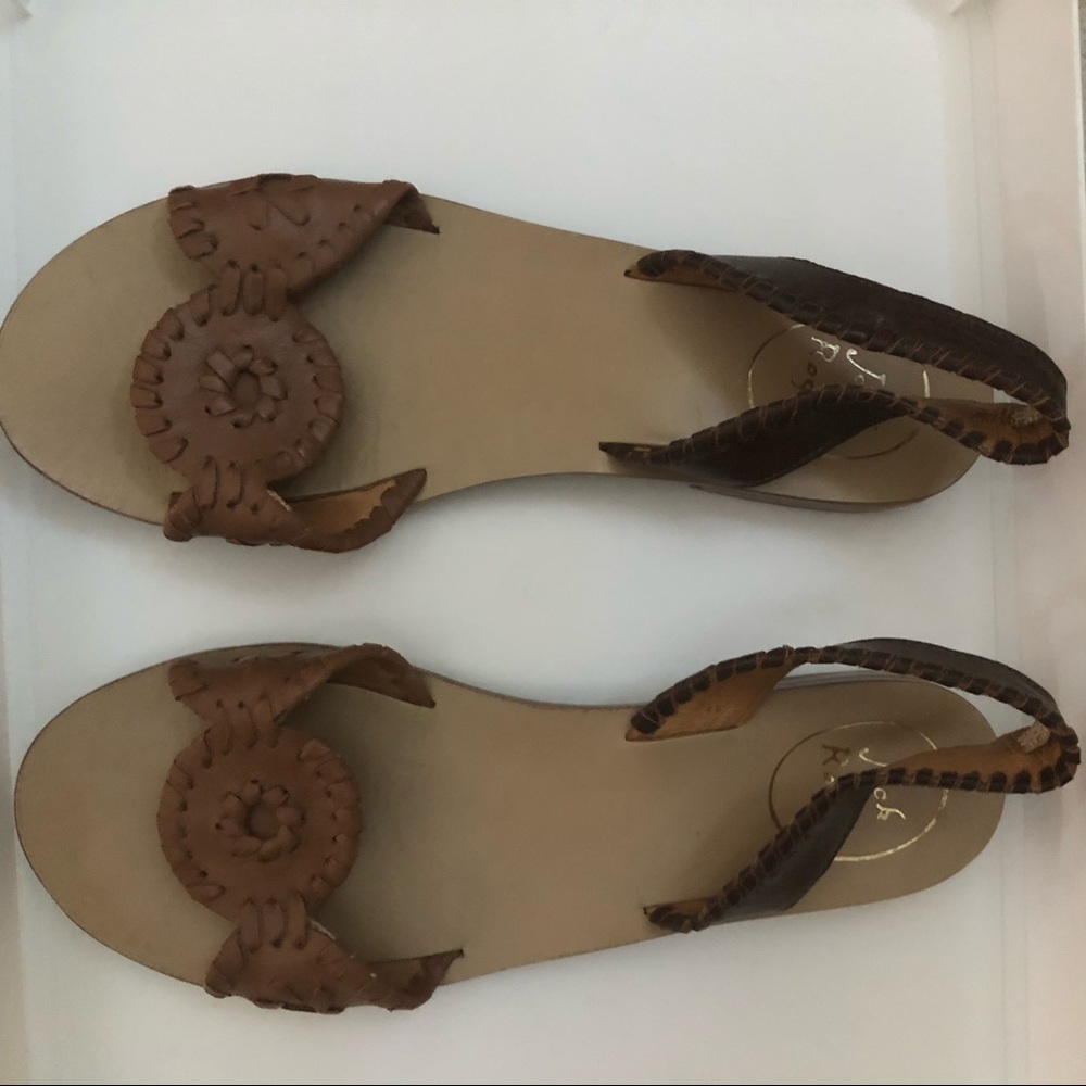 Jack Rogers Brown Sandals NWOT